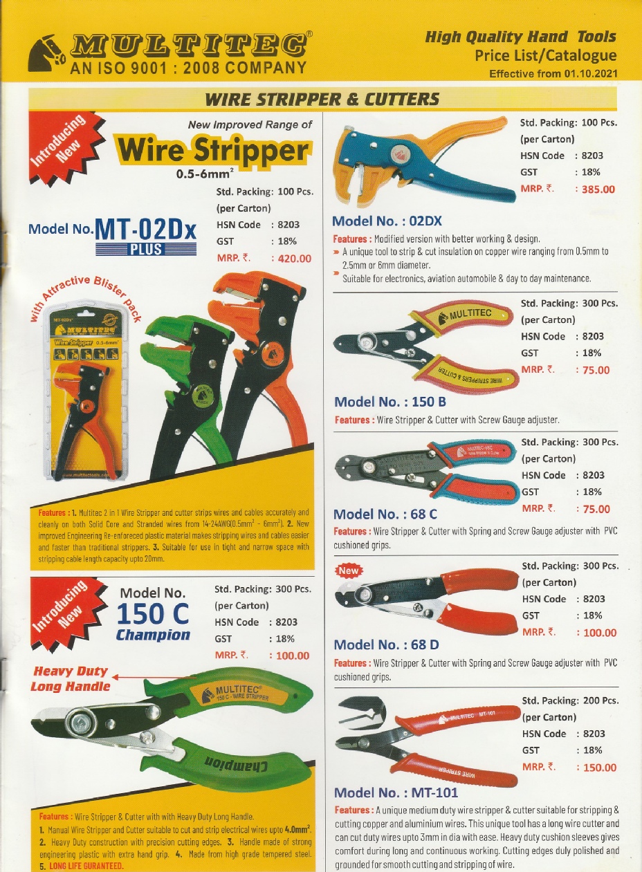 multitec wire stripper and cutter india